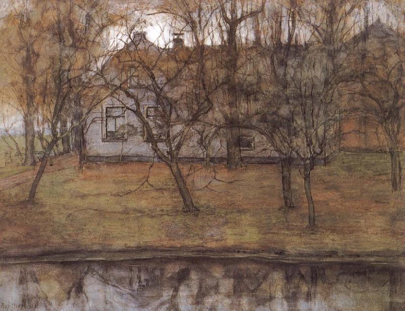 Piet Mondrian Farmhouse oil painting image